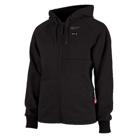 Milwaukee Tool Women's Heated Hoodie, 336-21, 3 Settings, 8 hr Time, Zipper Closure, Black, Size XS 336B-21XS