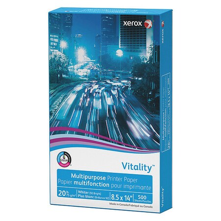 Xerox Paper, Copy, Vitality, 8.5"x14" 3R02051