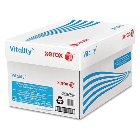 Xerox Paper, Vitality, 20#, 8.5"x11" 3R06296