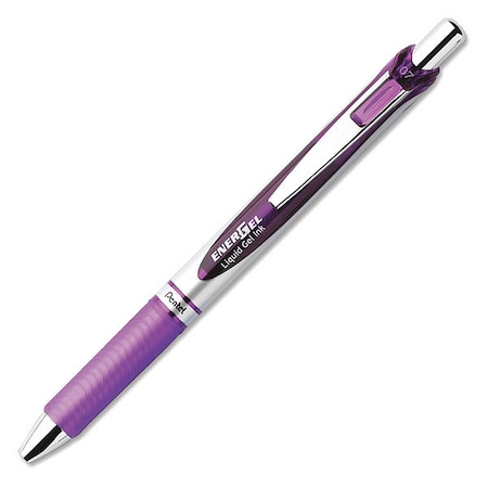 Pentel Pen, Enrglrtx, .7Mm, Vt, Upc, PK12 BL77VDZ