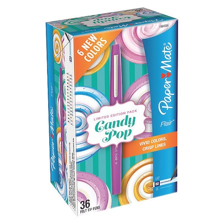 Paper Mate Pen, Flair, Cndypop, Med, PK36 1984556