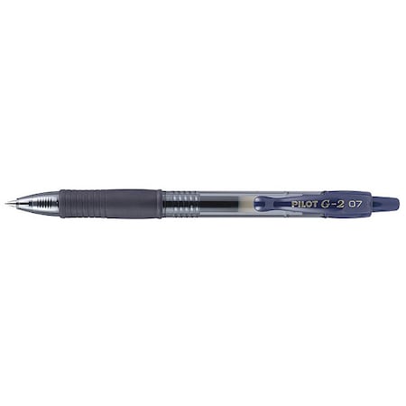 Pilot Pen, Gel, G2, Fine, Navy Blue, PK12 31187
