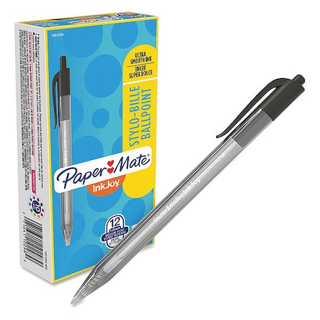 Paper Mate Pen, Inkjoy, 100Rt, 1.0Mm, Bk, PK12 1951254