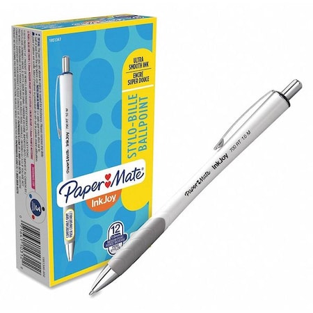 Paper Mate Pen, Inkjoy, 700Rt, Bk, 1.0, Bk, PK12 1951347