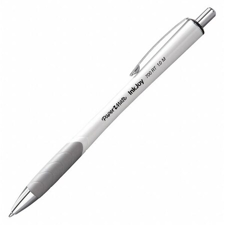 Paper Mate Pen, Inkjoy, 700Rt, Wht, 1.0, Be, PK12 1951346