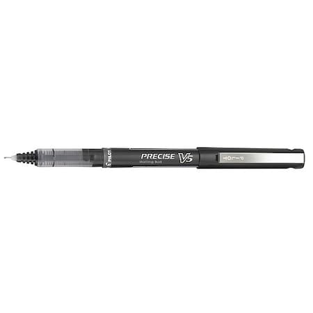 PILOT Pen, Precise, V5, Rb, 0.5Mm, Bk, PK12 35334