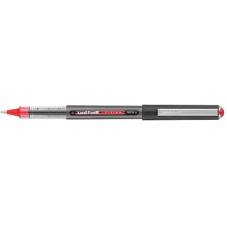 Uni-Ball Pen, Uniball, Vision, 0.5Mm, Rd, PK12 UBC60117 | Zoro