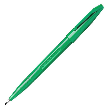 Pentel Pen, Signing, Fine, Green, PK12 S520D