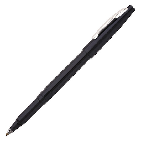 PENTEL Pen, Writer, Rollerbl, 0.8, Bk, PK12 R100A