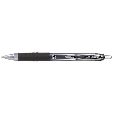 Uni-Ball Pen, Uniball, 207 Gel, 1M, Bk, PK12 UBC1790895