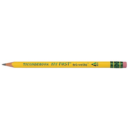 Ticonderoga Pencil, Ticon, Triwrite, No 2, Yllw, PK36 13082