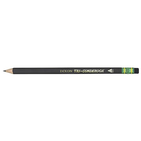 Dixon Ticonderoga Pencil, Tri-Conderoga, No 2, PK12 22500