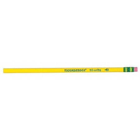 Ticonderoga Pencil, Tri-Write, #2Hb, 12Ct 13856
