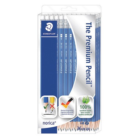 Staedtler Pencil, Norica, Hb, Grpht, PK36 13246CB36 | Zoro