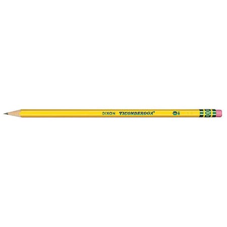 Ticonderoga Pencil, Wood, No 2Hb, Preshrpnd, PK12 13806