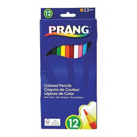 Prang Pencils, 12 Color Set, 3.3Mm, PK12 22120