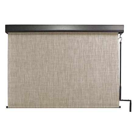 Keystone Fabrics Exterior Sun Shade, Caribbean, 48in W, Pole E70.48.50