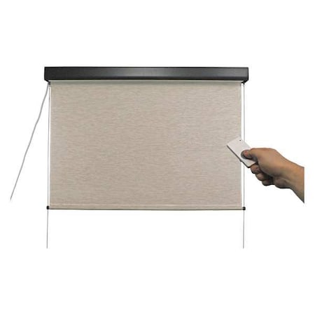 Keystone Fabrics Exterior Sun Shade, Maui, 48 in. W, Motor E80.48.30