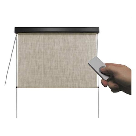 Keystone Fabrics Exterior Sun Shade, Caribbean, 48inW, Motor E80.48.50