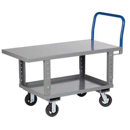 Little Giant Two Shlf Rsed Pltfrm Trck, 61.5x30x35.5in RNL2-3060-6MR-AH