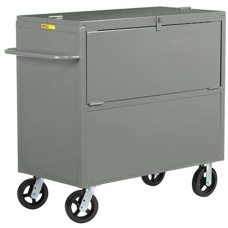 Little Giant Secrty Box Truck w/Solid Sides, 53.5x24in SBS24486MR