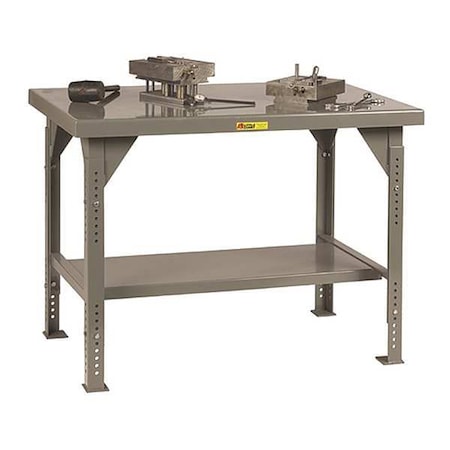 Little Giant Workbench, Steel, 72" W, 30" D WW3072-ADJ