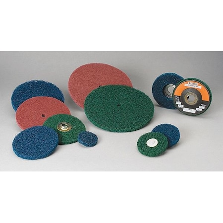 Standard Abrasives Buff and Blend HS Disc, A/O, 6in, Med, PK10 810710