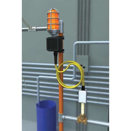 Guardian Equipment Alarm, Rl-h-rs, 1-1/4, Assy, Stainless Steel, Orange AP275-105