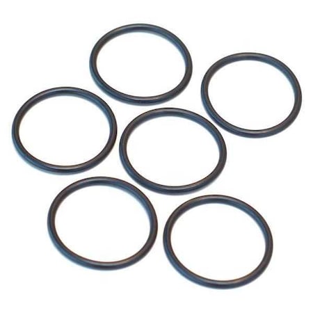 Guardian Equipment O-ring, Union, PK6, Synthetic Rubber, Silver 250-054A-4R