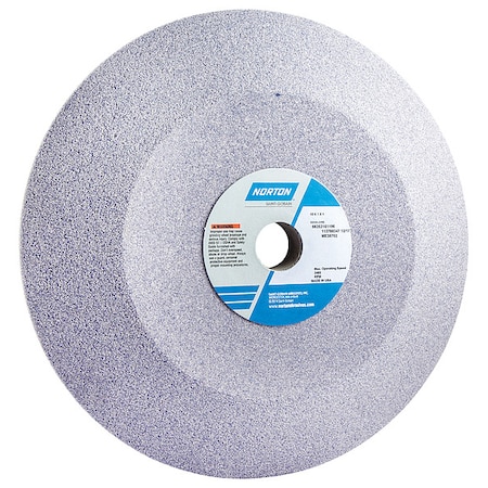 Norton Abrasives Grinding Whl, 10in.dia, Al Ox, Med, 2485 rpm 66253161196