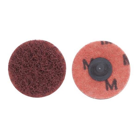 Merit Quick Change Disc, 3in.Dia, Medium, 100Grit 08834164065