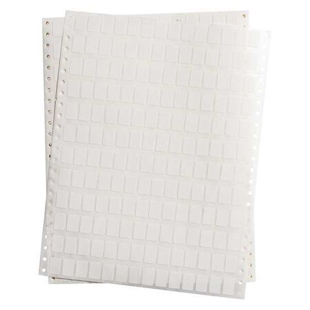 Brady Label, White, 0.5in.Wx0.75in.H, Brady B-502 DAT-31-502-10