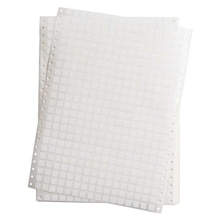 Brady Label, White, 0.38in.Wx0.38in.H DAT-118-619-10