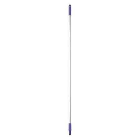 Vikan 1460mm Color Coded Handle, 1 in Dia, Purple, Aluminum 29598