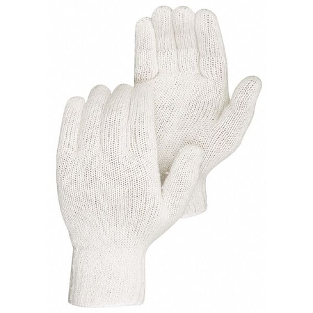 Liberty Glove & Safety Knit Gloves, Cotton, Polyester, White, S, 12 PK P4517Q/S