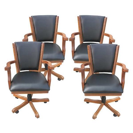 Hathaway Game Table Arm Chair, Dark Oak, PK4 BG2351CH