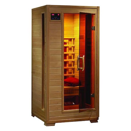 Heatwave Sauna, Std, 1 per, Ceramic Heater, Hemlock BSA2400