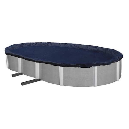 Blue Wave Products Winter Pool Cover, A/G, 32 ft. L, Navy Blue BWC726