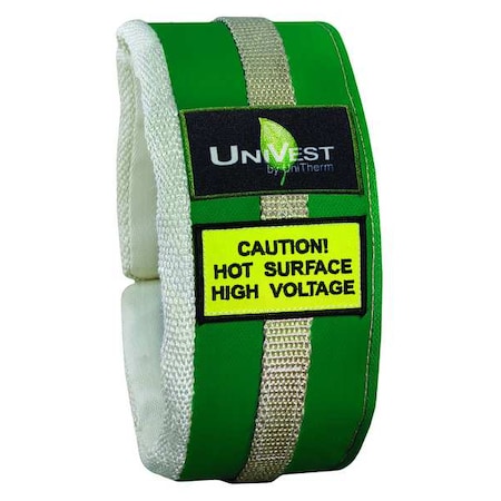 Unitherm 8" x 31" L Fiberglass Cloth Insulated Pipe Jacket 1" Wall UVST 3104