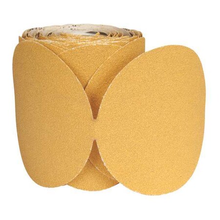 Norton Abrasives PSA Paper Disc Roll, 5 in. dia., 400 Grit 66261149821