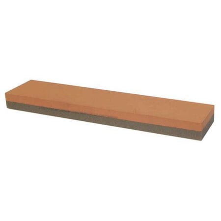 Norton Abrasives Combination Grit Benchstone, 5 in W, 2 in L, 3/4 in H, Aluminum Oxide, 150/400 Grit, Brown 61463685555