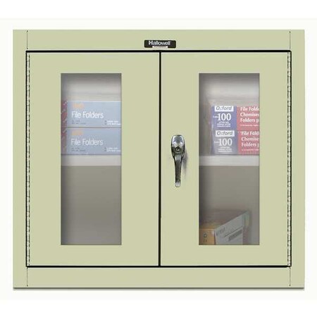 Hallowell Wall Mount Storage Cabinet, 30x36, Prchmnt 405-3630SV-PT