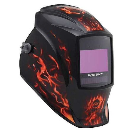 Miller Electric Welding Helmet, Shade 8to13, Black/Orange 281003