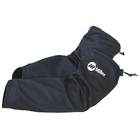 Miller Electric Flame-Resistant Sleeve, Cotton, 18 in Length, Blue, Snap Cuff 247148