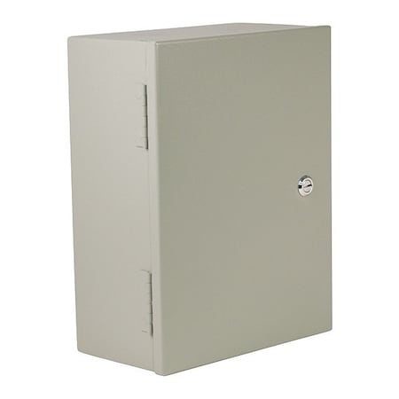 Wiegmann 1/4 Turn Latch Electrical Enclosures, 24 in H, 11 in D, 20 in W, 1, Carbon Steel N1C202410LP