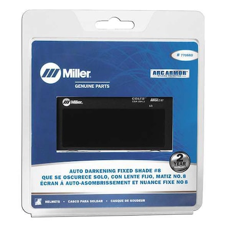 Miller Electric ArcArmor (R) Auto Darkening Fixed Share 8 770660