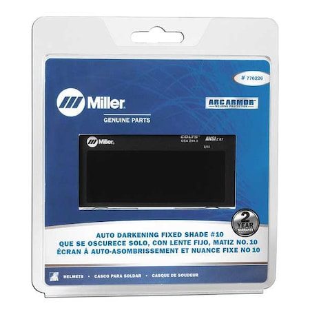 Miller Electric ArcArmor (R) Auto Darkening Fixed Share 10 770226
