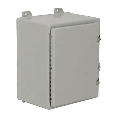 Wiegmann Twist Lock Latch Electrical Enclosures, 48 in H, 12 in D, 36 in W, 4X, Fiberglass HW-N4X483612CH