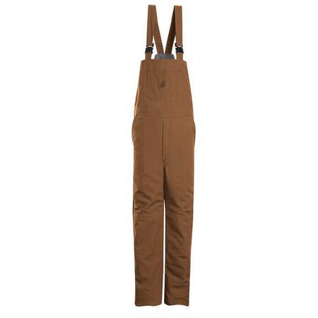 Bulwark Bib Overalls, 47 cal/sq cm ATPV, 33 in Inseam, ComforTouch(R), Snap BLN4BD LN XL