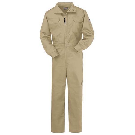 Bulwark Coverall, 8.6 cal/sq cm ATPV, 2XL, 32 in Inseam, Zipper CLB2KH LN 52